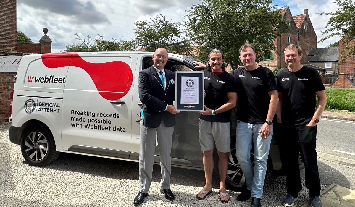 Webfleet sets Guinness World Record image